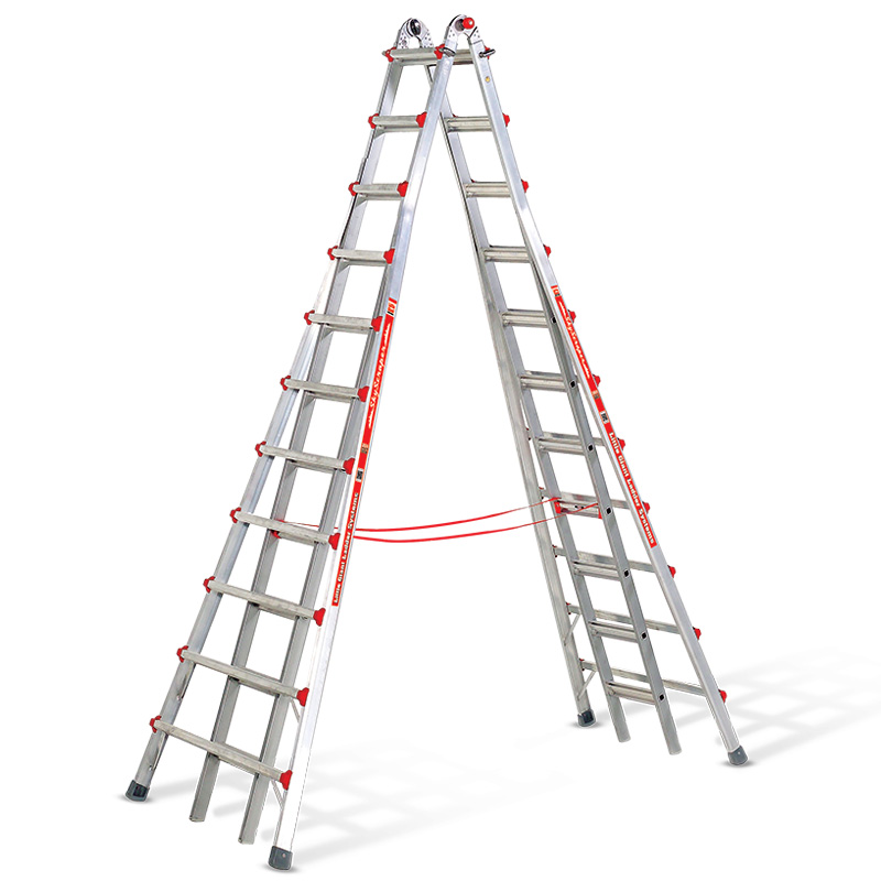 雷都捷特（littlegiant）摩天梯 铝合金超高型双侧伸缩美标职业安全6米人字梯
